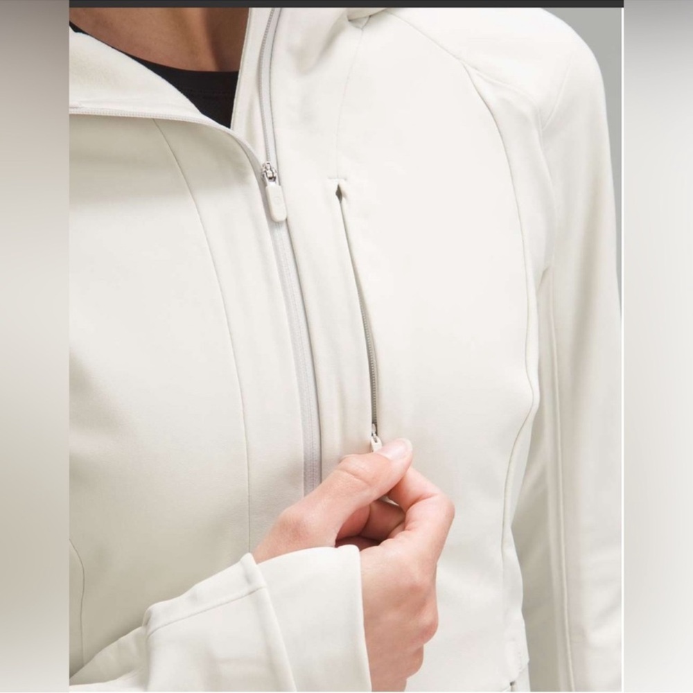 lululemon athletica Cream Hooded Zip Jacket - Picture 7 of 16